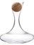 Elite Oxygen Mantar Kapaklı Kristal Cam Karaf 1750ML - Şık ve Modern Şarap Karafı 1 Adet 2