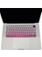Macbook Air Pro M1-M2-M3 Klavye Koruyucu (Türkçe Q) Touchıd'li A2681 A3113 A2941 A3114 A2442 A2779 A2992 A2918 A2485 A2780 A2991 ile Uyumlu Gradient Pembe 3
