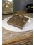 Elite Olive Maron Mermer Kül Tablası 12X12X2 cm 1 Adet 2
