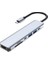 CH-13C Macbook Uyumlu Type-C To 2* USB 3.0 Sd Tf 4K Hd 1080P HDMI Pd Kart Okuyucu Çevirici Hub Adaptör 2