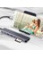 CH-13C Macbook Uyumlu Type-C To 2* USB 3.0 Sd Tf 4K Hd 1080P HDMI Pd Kart Okuyucu Çevirici Hub Adaptör 3