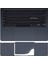 Macbook Air M2-M3 Kılıf 13.6 Inç Koruyucu Sticker Touchpad (Touchıd'li Air) A2681 A3113 ile Uyumlu Gece Mavisi 1