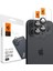 iPhone 16 Plus/iphone 15 Plus (2024) Kamera Lens Camı Koruyucu Glas.tr Ez Fit Optik Pro Black (2 Adet) - AGL07921 1