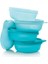 Elite Tuppperware Şeker Kaplar 4'lü Set Yeşil Renk 1 Adet 2