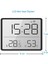 Siyah Mini Dijital Saat, Alarm, Nem ve Sıcaklık Ölçer, LCD Ekran 2