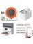 Groove Q-Clean Akıllı Otomatik Kedi Tuvaleti Turuncu - Petfit Aqua Flow Akıllı Bataryalı Su Pınarı Çeşmesi + Petfit Catmax Pro Akıllı Otomatik Mama Kabı Bundle 1