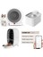 Groove Q-Clean Akıllı Otomatik Kedi Tuvaleti Gri - Petfit Aqua Flow Akıllı Bataryalı Su Pınarı Çeşmesi + Petfit Meow Pure Akıllı Otomatik Mama Kabı Bundle 1