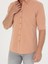Erkek Turuncu Slim Fit Uzun Kollu Gömlek 50265476-VR051 6