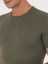 Erkek Haki Slim Fit Bisiklet Yaka Triko T-Shirt 50267842-VR027 7