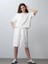 Kız Çocuk Pamuklu Tasarım Oversize T-Shirt Şortlu Takım 3
