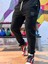 Erkek Siyah Slim Fit Jogger Eşofman Altı 3