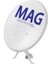 Mag 60 cm Ofset Çanak Anten (Küçük Mount) (10'lu Paket) 1