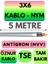 Öznur 3x6 Antigron (Nym) Kablo (Gri) Metre Seçenekli 1