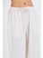 Bol Paça Keten Görünümlü Pantolon 5