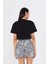 Bisiklet Yaka Crop T-Shirt 4