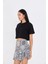 Bisiklet Yaka Crop T-Shirt 5