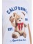 California Nakışlı Tedy Taşlı T-Shirt - Siyah 2