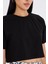Bisiklet Yaka Crop T-Shirt 3