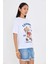 California Nakışlı Tedy Taşlı T-Shirt - Siyah 5