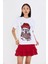 Baskılı Taşlı T-Shirt 5
