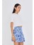Bisiklet Yaka Crop T-Shirt 2