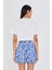 Bisiklet Yaka Crop T-Shirt 5