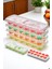 Buz Kalıbı - Bas-Bırak Kapaklı Silikon Buz Kalıbı 4 Lü Set 721815 1