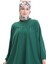 Kolu Lastikli Tunik Pantolon Ikili Takım 0103-03 Zümrüt Yeşili 4
