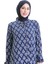 Boydan Düğmeli Uzun Tunik 0092-03 Lacivert 4