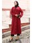 Boydan Düğmeli Uzun Tunik 0096-03 Bordo 2