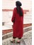 Boydan Düğmeli Uzun Tunik 0096-03 Bordo 5