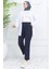 Beli Lastikli Havuç Pantolon 4002-02 Lacivert 2