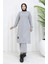 Iki Ip Tunik Pantolon Ikili Takım 0044-37 Gümüş Gri 2