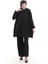 Kolu Lastikli Tunik Pantolon Ikili Takım 0103-01 Siyah 3