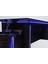 Çam Ağacı Ceviz Boyalı Mat Vernikli Rgb Neon Ledli Akvaryum Şelale Masa 90*200 cm 5