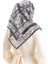 Karaca Desenli Cotton Eşarp 81094-14 Siyah Krem 3