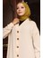 Boydan Düğmeli Uzun Tunik 0096-07 Bej 3
