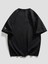 Unisex One Kol Hilal Baskılı Oversize %100 Pamuk T-Shirt 2