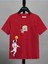 Kids Basketbol Oynayan Astronot Baskılı Oversize Bisiklet Yaka Çocuk T-Shirt 1
