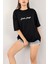 Büyük Beden Kadın Dark Angel Baskılı Oversize T-Shirt 2