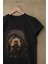 Rottweiler Köpek Baskılı Oversize T-Shirt 1