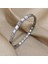 Çelik Bileklik Ince Italyan Charm Yazısız Model Unisex Erkek Kadın 3 mm 18 cm Gümüş (Silver) 3