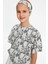Kız %100 Pamuklu Penye T-Shirt Bandana 2\'li Takım Spor Rahat Best Of Koleksiyonu 2