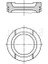Motor Piston Segman 0.50 Polo-Golf Iv 1.6 B Aft-Akl-Aek 81.51 033PI0000110286 1