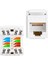 RJ45 Cat6 Şase 180 Derece Keystone Jack 2