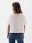 Kadın Beyaz Relaxed Gauze Popover Bluz 2