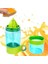 Narenciye Limon Sıkmalı Pratik Detoks Su Matarası Spor Şişesi 6