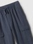 Erkek Çocuk Koyu Mavi Keten Karışımlı Pull-On Pantolon 2