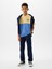 Erkek Çocuk Mavi Gap Logo Colorblock Pique Polo Yaka T-Shirt 3