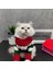 Kedi ve Köpek Için Noel Babalı ve Çizgili Yeni Yıl Kazağı 2